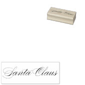 サンタクロース署名クリスマスV ラバースタンプ (押印)