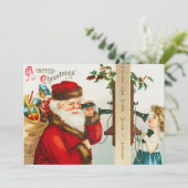 サンタクロース聞が子どもへ シーズンカード (スタンド正面)