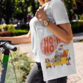 サンタクロース肌寒いクリスマストートバッグ トートバッグ