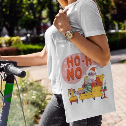 サンタクロース肌寒いクリスマストートバッグ トートバッグ