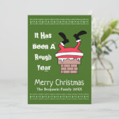 サンタクロース荒一年メリークリスマス シーズンカード (スタンド正面)