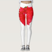 サンタクロース衣装グリッタークリスマスレギンス レギンス (正面)