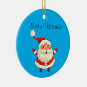 サンタクロース装飾品 セラミックオーナメント (右)