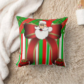 サンタクロース装飾用クッションストライプ クッション (ブランケット)