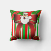 サンタクロース装飾用クッションストライプ クッション (裏面)