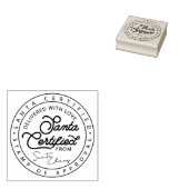 サンタクロース認定配送承認シール ラバースタンプ (押印)