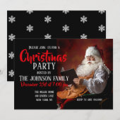 サンタクロース読の本 招待状 (正面/裏面)