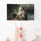 サンタクロース読老人リスト 横断幕 (インサイチュ)