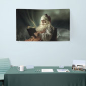 サンタクロース読老人リスト 横断幕 (トレードショー)