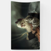 サンタクロース読老人リスト 横断幕 (縦)