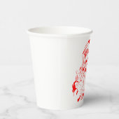 サンタクロース赤と白クリスマス 紙コップ (右)