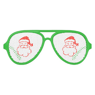 サンタクロース赤クリスマスクリスマス4ジェイク アビエーターサングラス