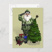 サンタクロース軍曹 シーズンポストカード (正面/裏面)