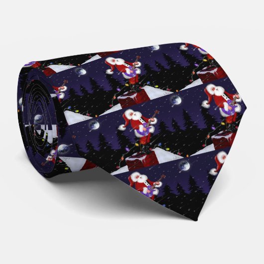 サンタクロース遊のエレキギター ネクタイ (ロール)