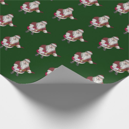 サンタクロース遊のエレキギター ラッピングペーパー (角)