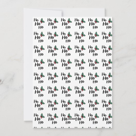 サンタクロース遊のギタークリおもしろいスマス シーズンカード (裏面)