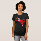 サンタクロース遊のサッカー Tシャツ (正面フル)