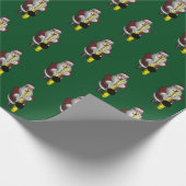 サンタクロース遊のサックス ラッピングペーパー (角)