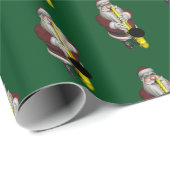 サンタクロース遊のサックス ラッピングペーパー (ロールコーナー)