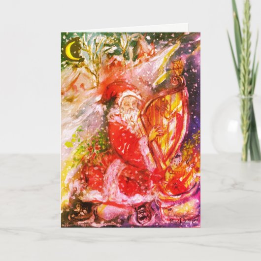 サンタクロース遊のハープミュージカルクリスマスナイト シーズンカード (正面)