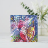 サンタクロース遊のハープミュージカルクリスマスパーティー 招待状 (スタンド正面)