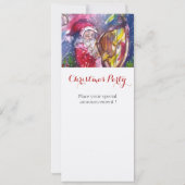 サンタクロース遊のハープ・クリスマス・パーティー・プログラム 招待状 (裏面)