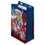 サンタクロース遊のバイオリンクリスマスパーティー スモールペーパーバッグ (正面アングル)