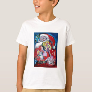 サンタクロース遊のバイオリンクリスマスパーティー Tシャツ