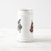 サンタクロース遊のピアノ ビールジョッキ (中央)