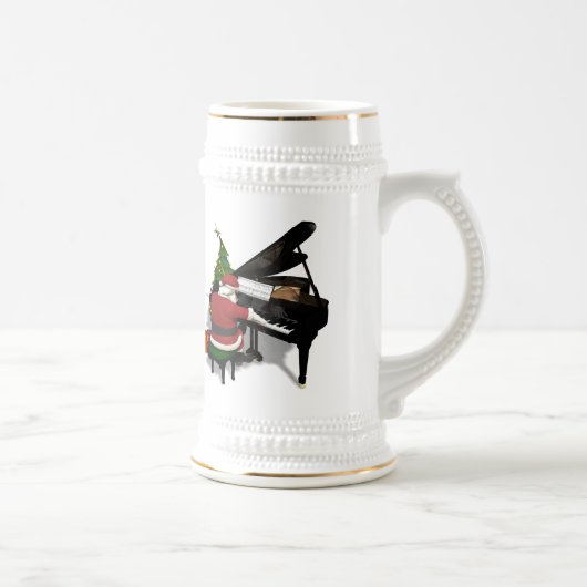 サンタクロース遊のピアノ ビールジョッキ (右)