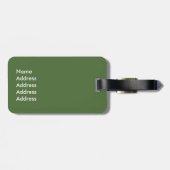 サンタクロース遊のピアノ ラゲッジタグ (裏面横)