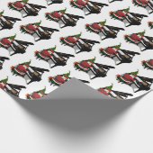 サンタクロース遊のピアノ ラッピングペーパー (角)