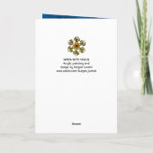 サンタクロース遊のヴァイオリンクリスマスクラウン シーズンカード (裏面)