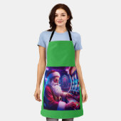 サンタクロース遊はカジノのスロットだ エプロン (着用した状態)