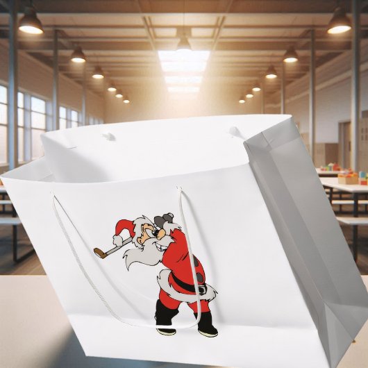 サンタクロース遊ゴルフ ラージペーパーバッグ