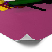 サンタクロース遊ピックピアノ ポスター (角)