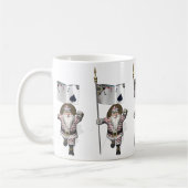 サンタクロース遊ラブズトランプのポーカー コーヒーマグカップ (左)