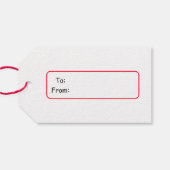 サンタクロース郵便局から ギフトタグ (裏面横)