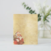 サンタクロース金ゴールドマットスクラップブック紙 (スタンド正面)