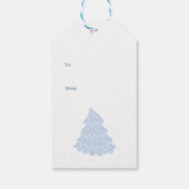 サンタクロース雪だるまクリスマスギフトタグ ギフトタグ (裏面)