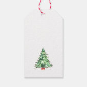 サンタクロース雪だるまクリスマス ギフトタグ (裏面)