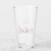 サンタクロース雪だるまメリークリスマスホリデー タンブラーグラス (裏面)