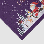 サンタクロース雪だるまメリークリスマスホリデー 薄葉紙 (詳細)