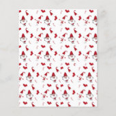 サンタクロース雪だるま芸能人広告 チラシ (裏面)