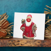 サンタクロース顔マスク フォトプラーク (側面)