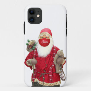 サンタクロース顔マスク iPhone 11 ケース