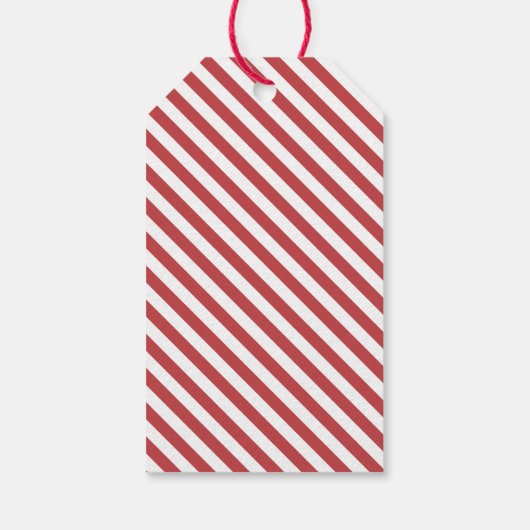 サンタクロース顔モダンクリスマスパーソナライズされた ギフトタグ (裏面)