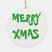 サンタクロース顔 セラミックオーナメント (裏面)