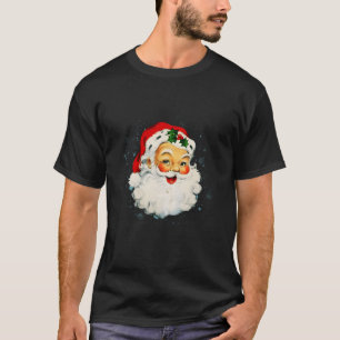 サンタクロース顔 Tシャツ