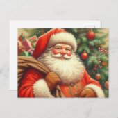 サンタクロース01 ポストカード (正面/裏面)